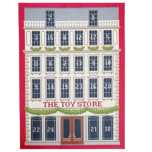 Toy Store Advent Calendar Backdrop and Windows