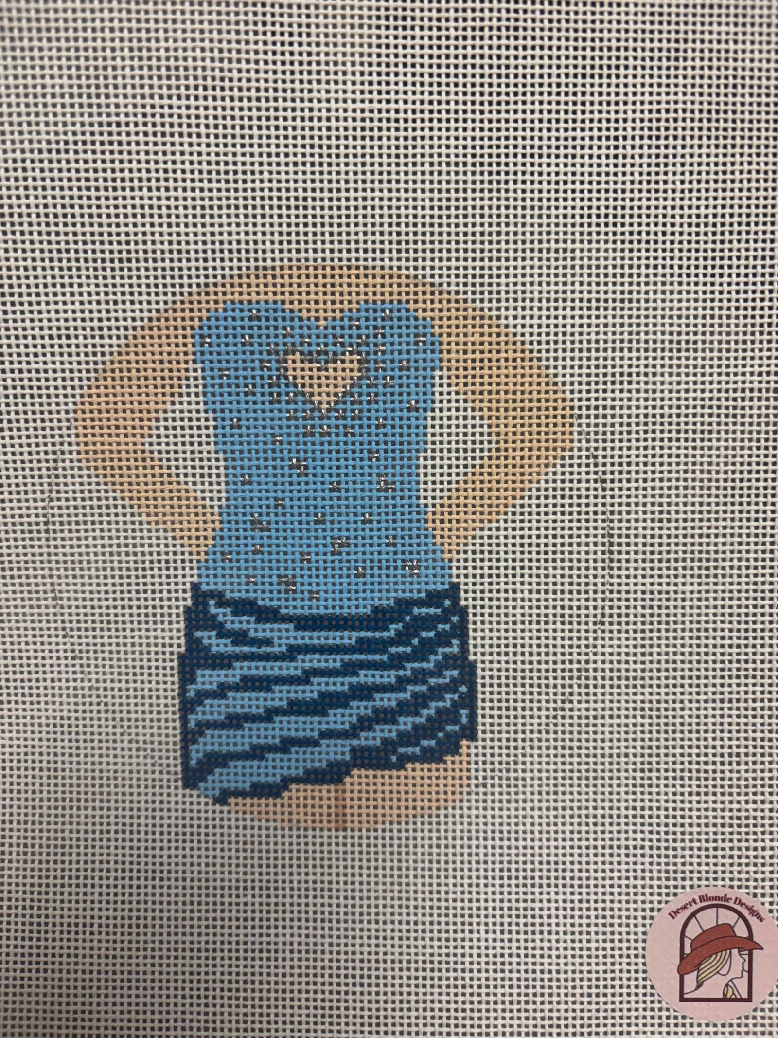 Heart Cut-Out Dress: Blue