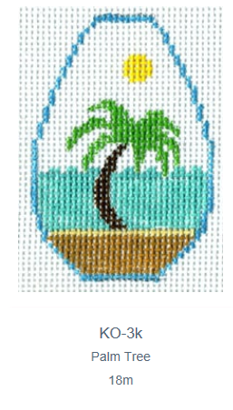 Beach/Palm Key Chain