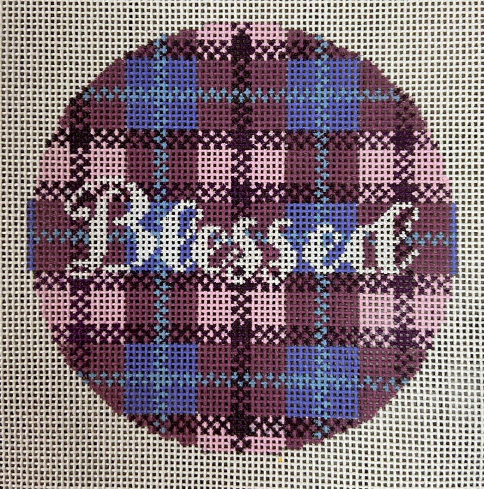 Blessed Baby Plaid Ornament