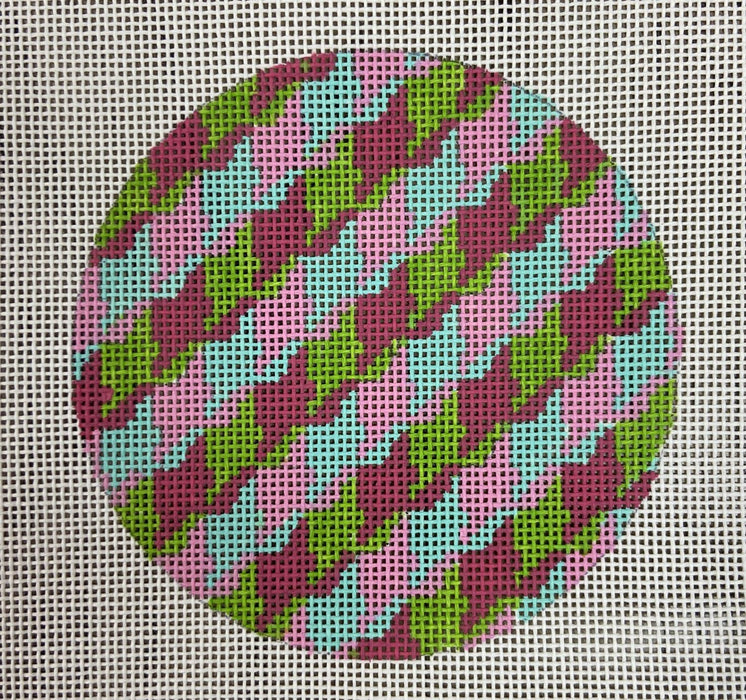 Houndstooth Multi-Color Ornament