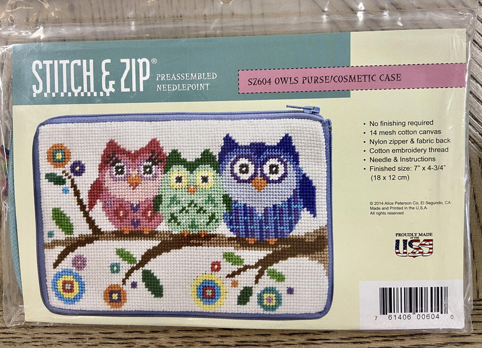 Owls Purse/Cosmetic Case